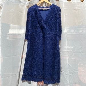 Blue party dress